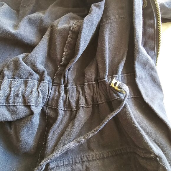 Forever21 "I'm Not Sorry" Utility Jacket - Navy - Sz L - Picture 6 of 13